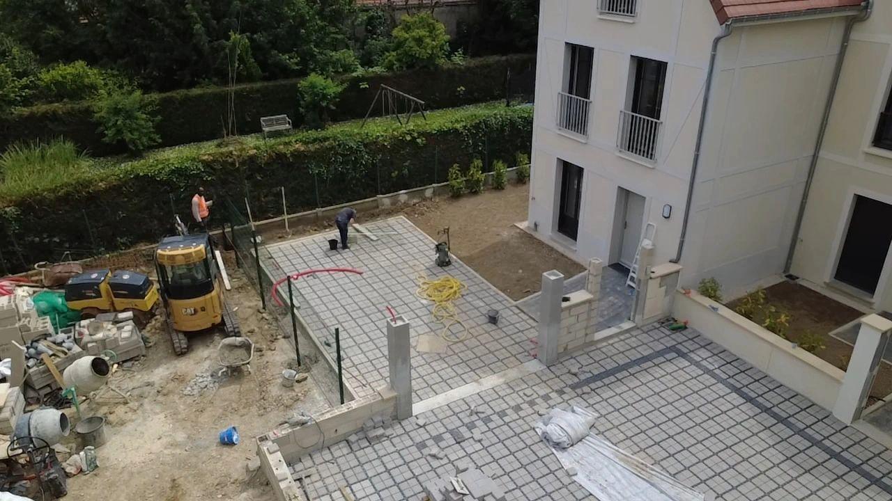 Chantier &agrave; Clamart, 78