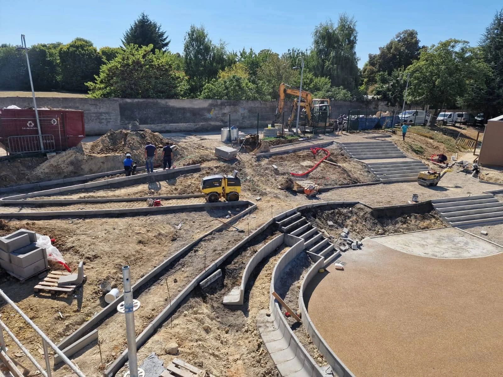 Fin du chantier &agrave; Saulx-les-Chartreux (91)