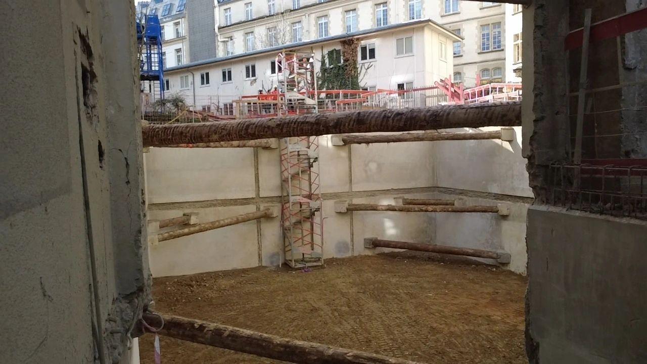 Fin du chantier &agrave; Paris 05 (75)