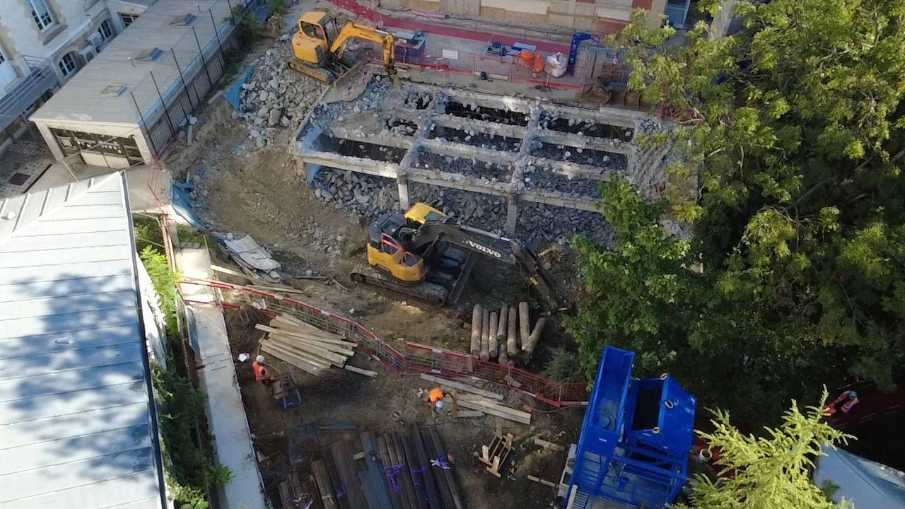 Fin du chantier &agrave; Paris 05 (75)