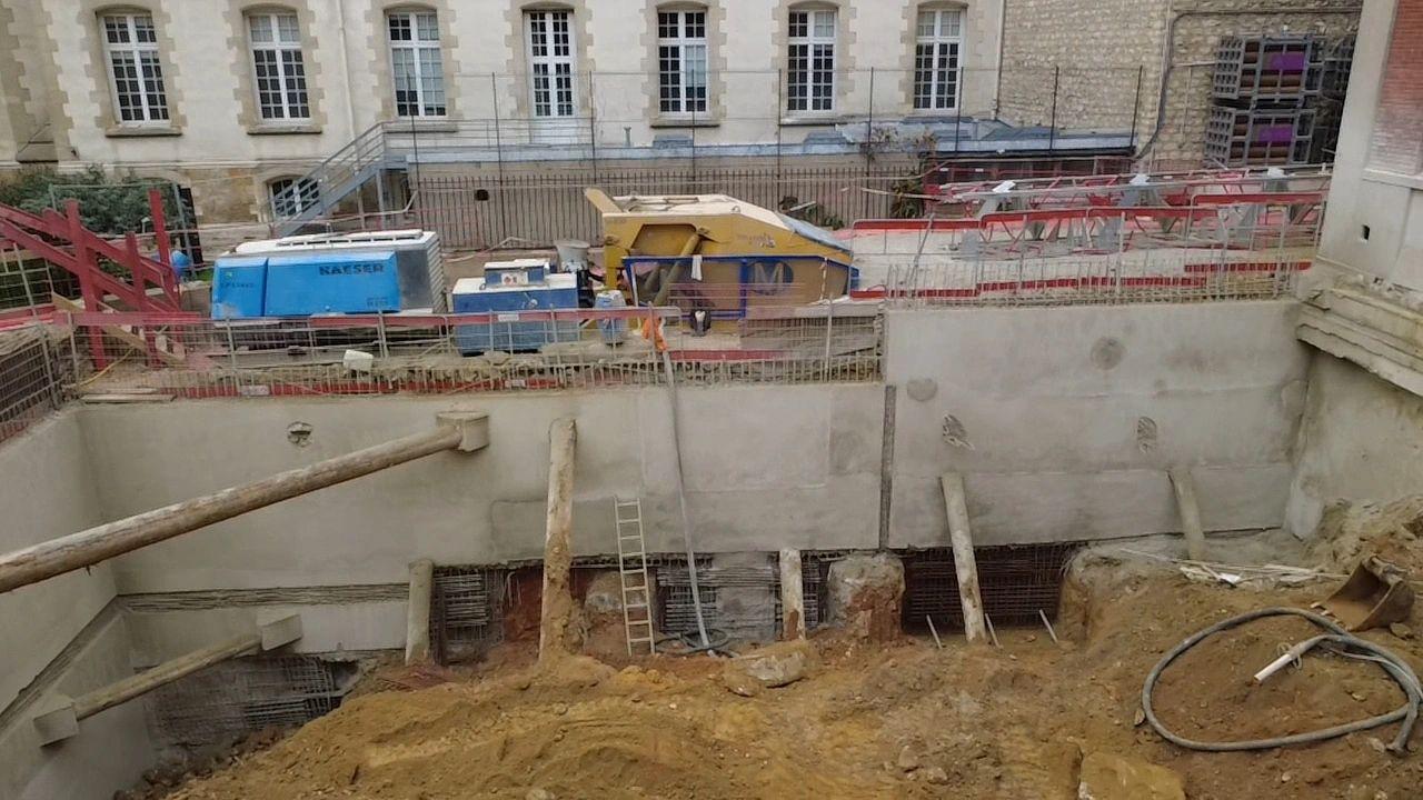 Fin du chantier &agrave; Paris 05 (75)