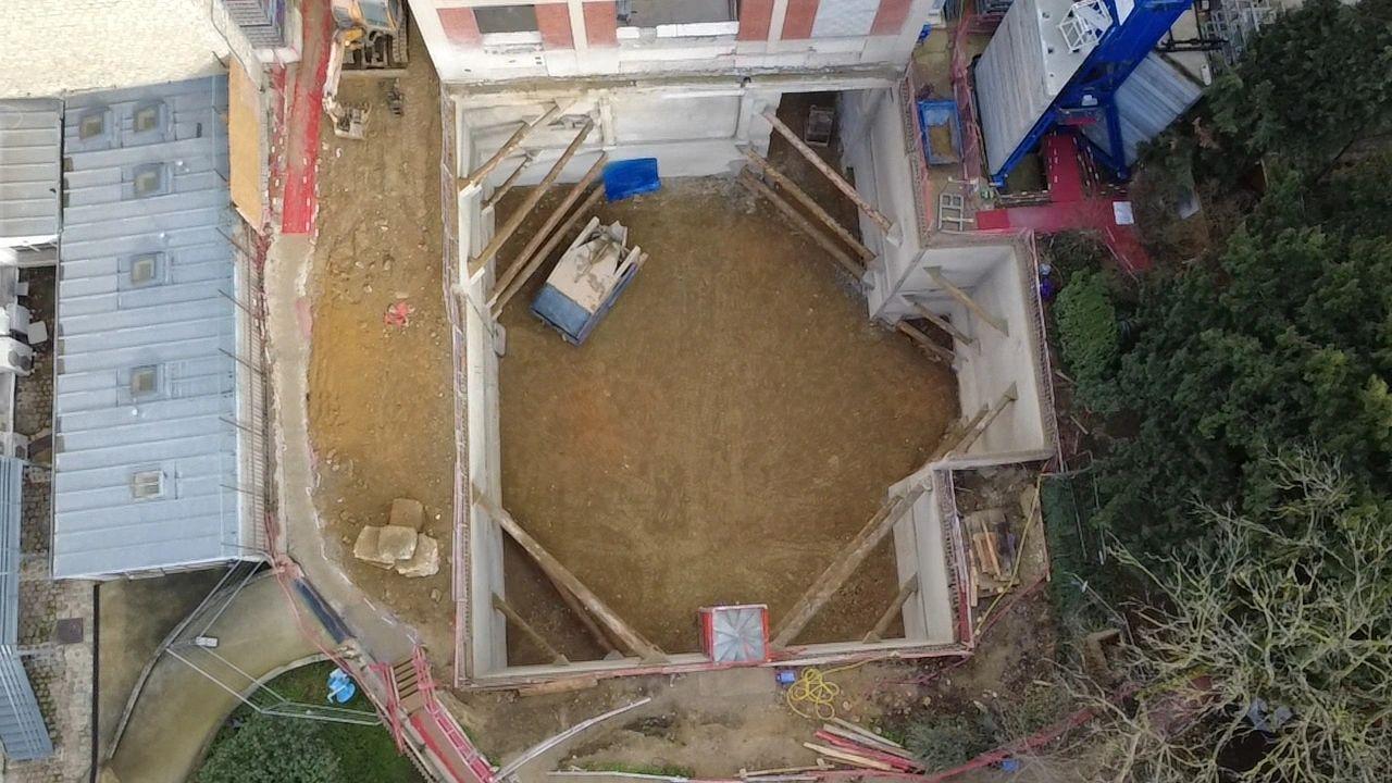 Fin du chantier &agrave; Paris 05 (75)