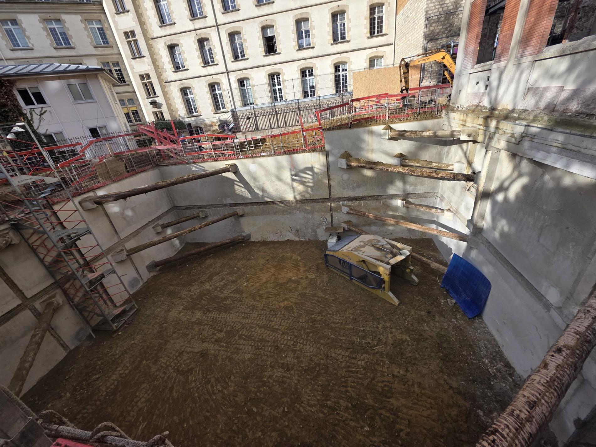 Fin du chantier &agrave; Paris 05 (75)