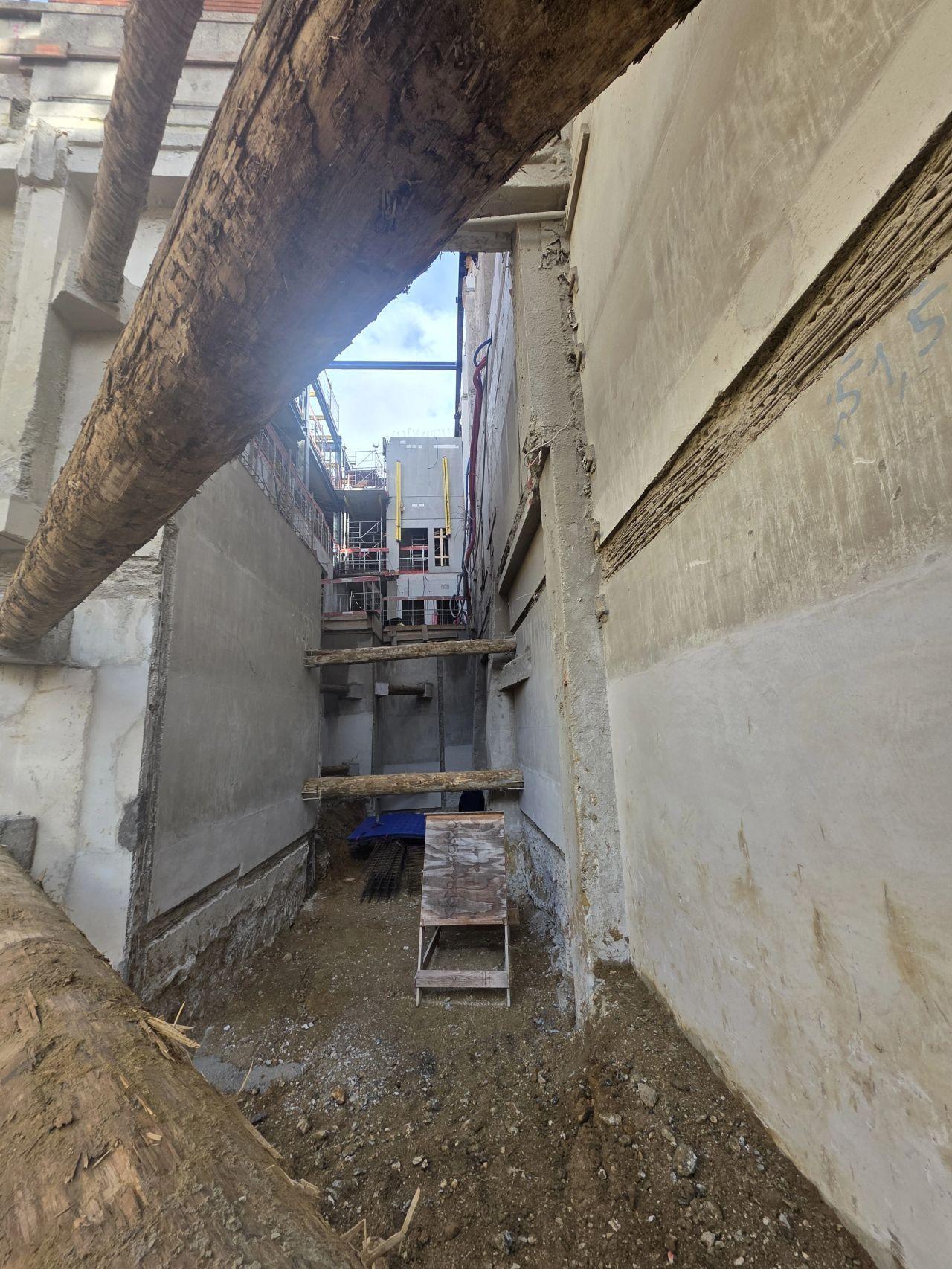 Fin du chantier &agrave; Paris 05 (75)