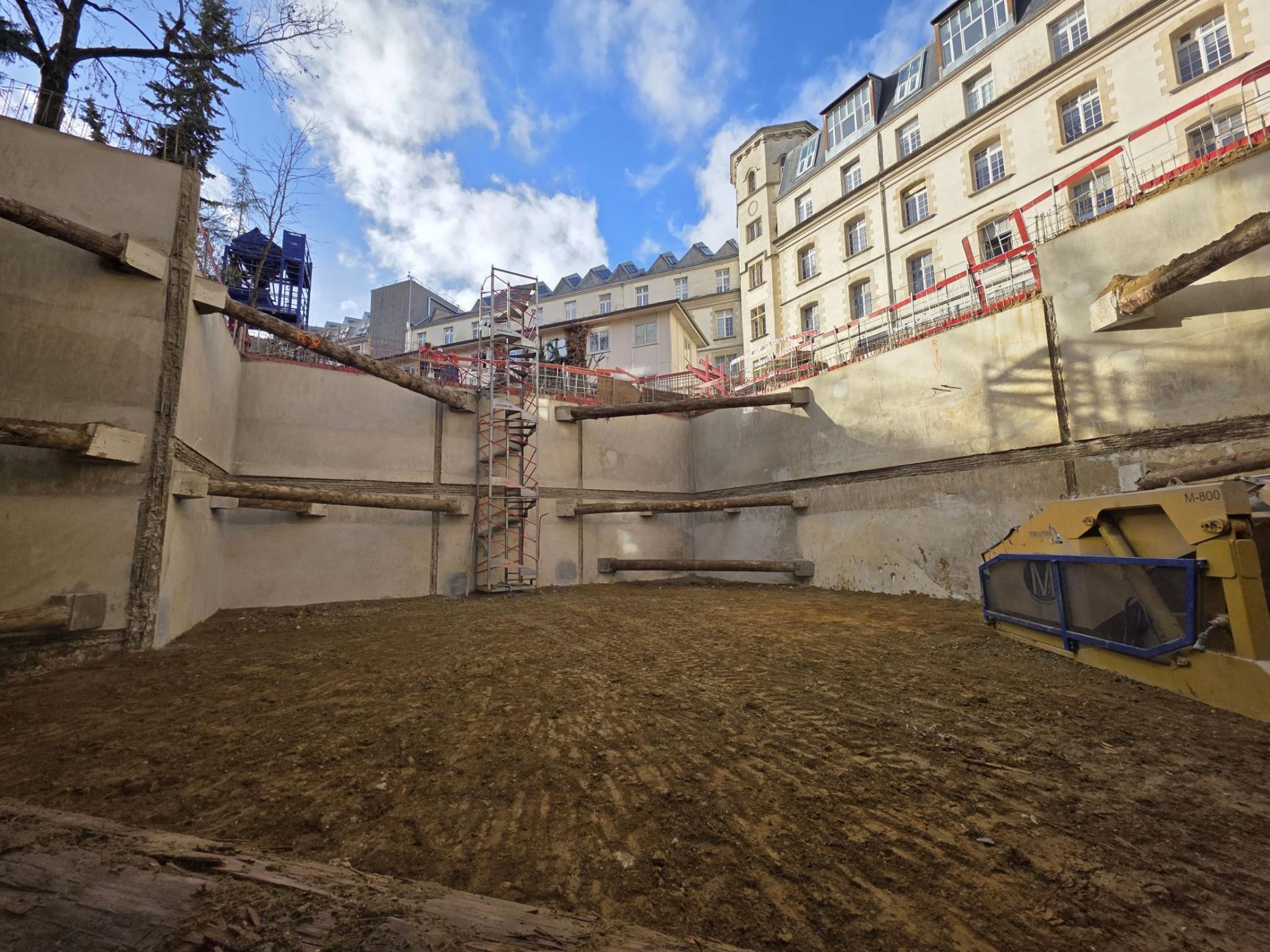 Fin du chantier &agrave; Paris 05 (75)