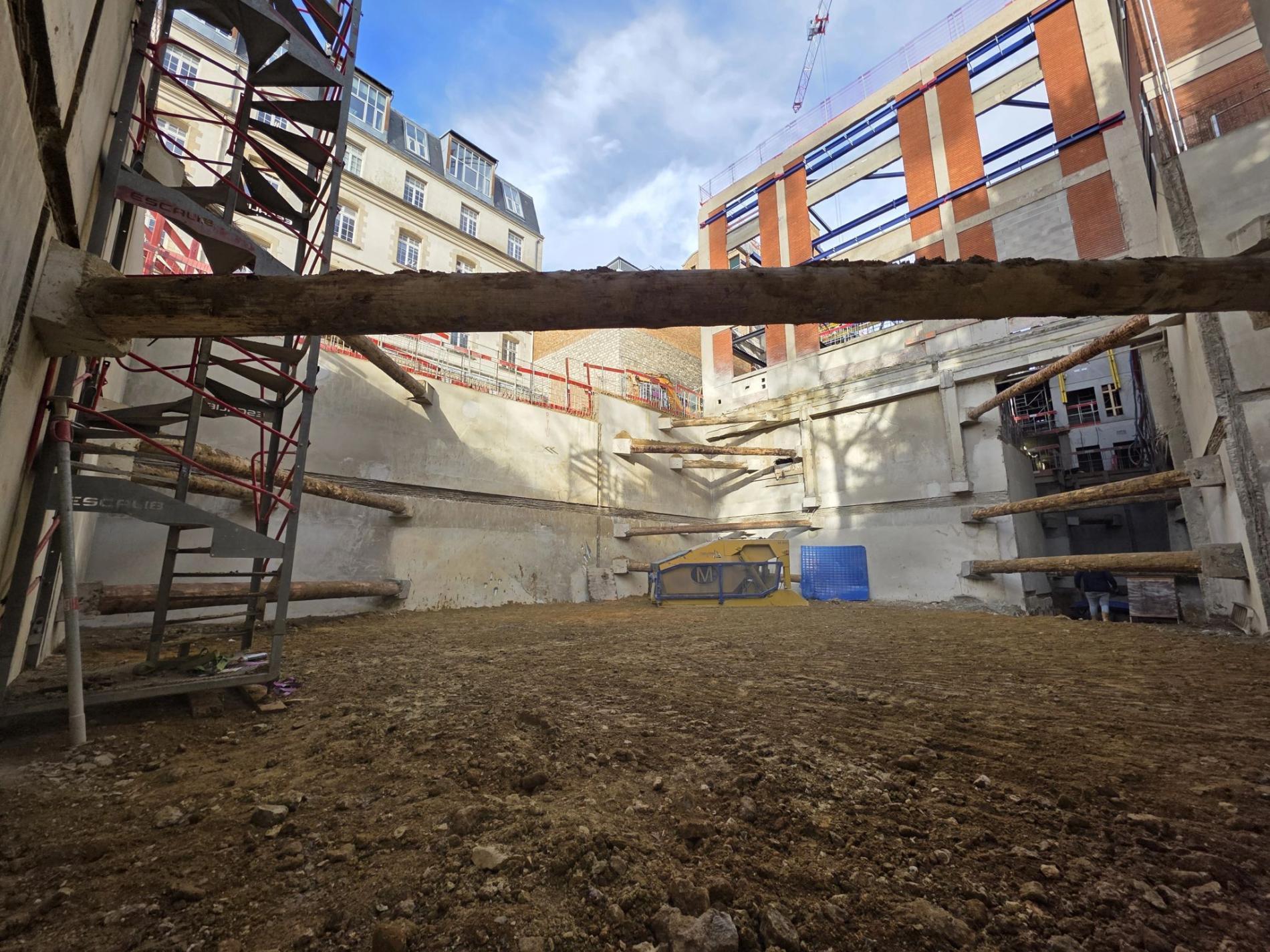 Fin du chantier &agrave; Paris 05 (75)