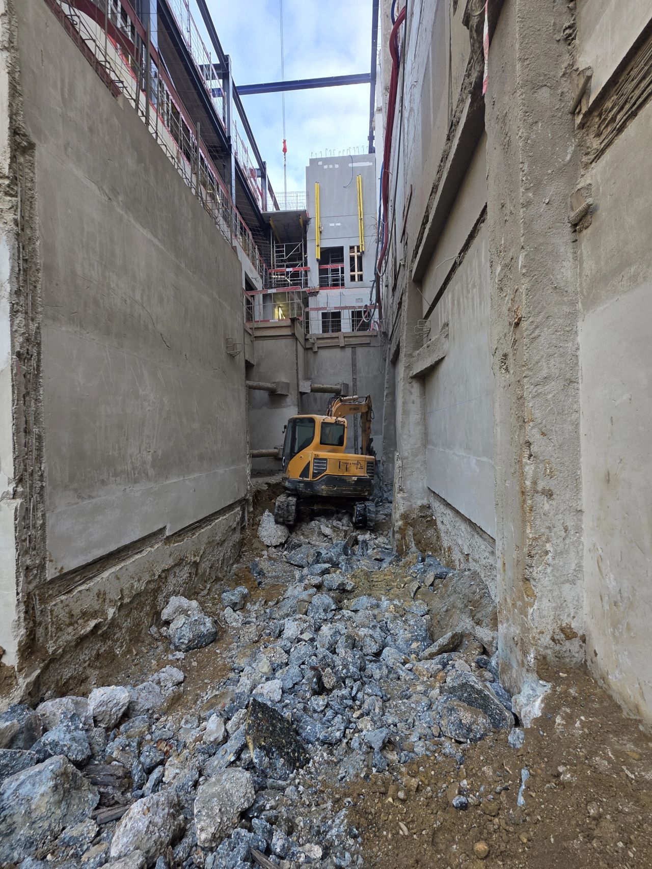 Fin du chantier &agrave; Paris 05 (75)