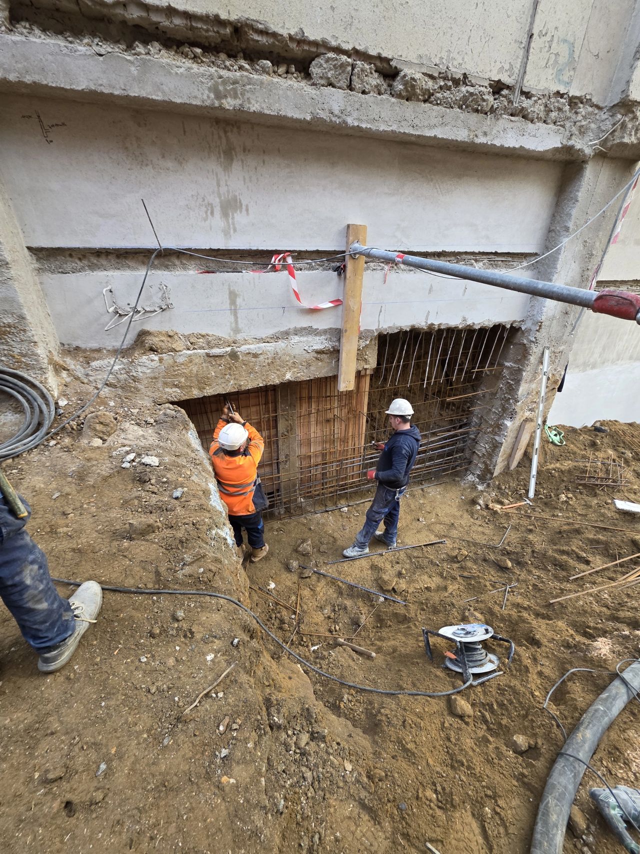 Fin du chantier &agrave; Paris 05 (75)