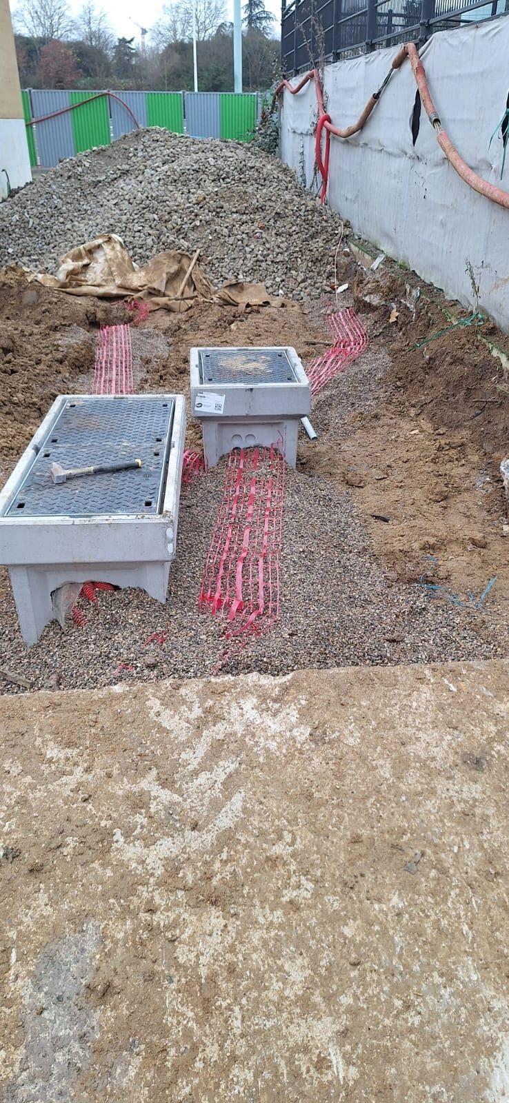 Chantier &agrave; Evry-Courcouronnes, 91