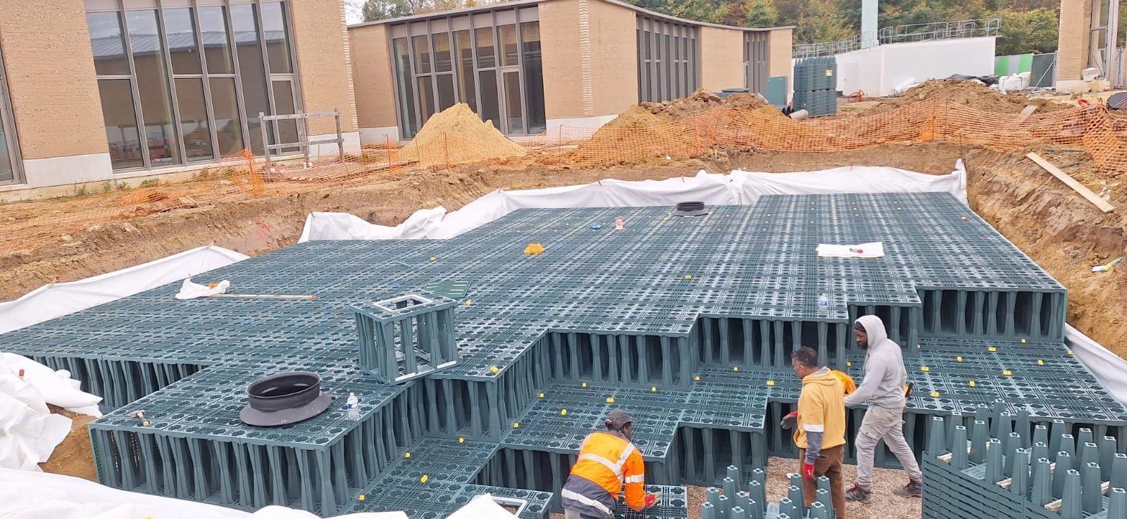 Chantier &agrave; Evry-Courcouronnes, 91