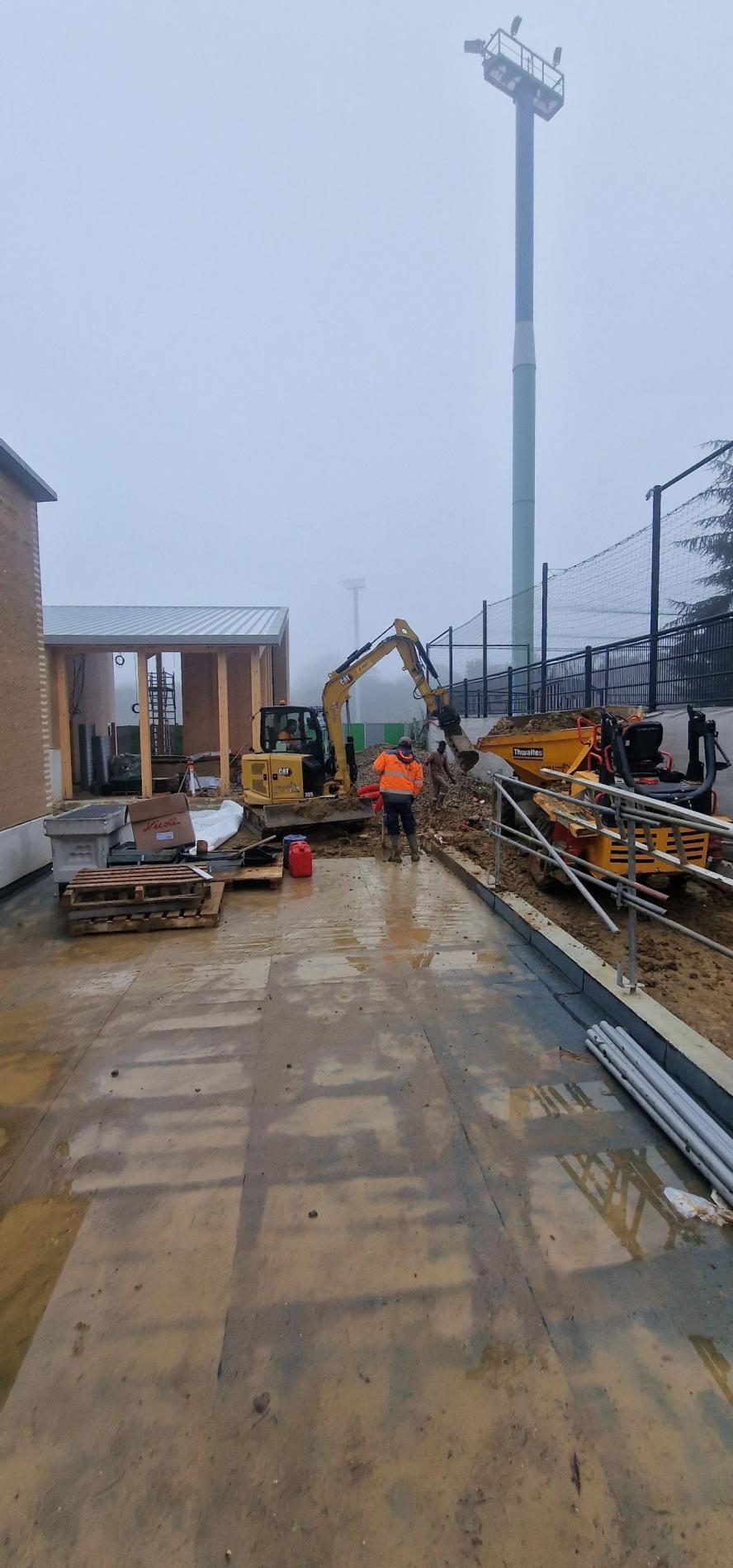 Chantier &agrave; Evry-Courcouronnes, 91