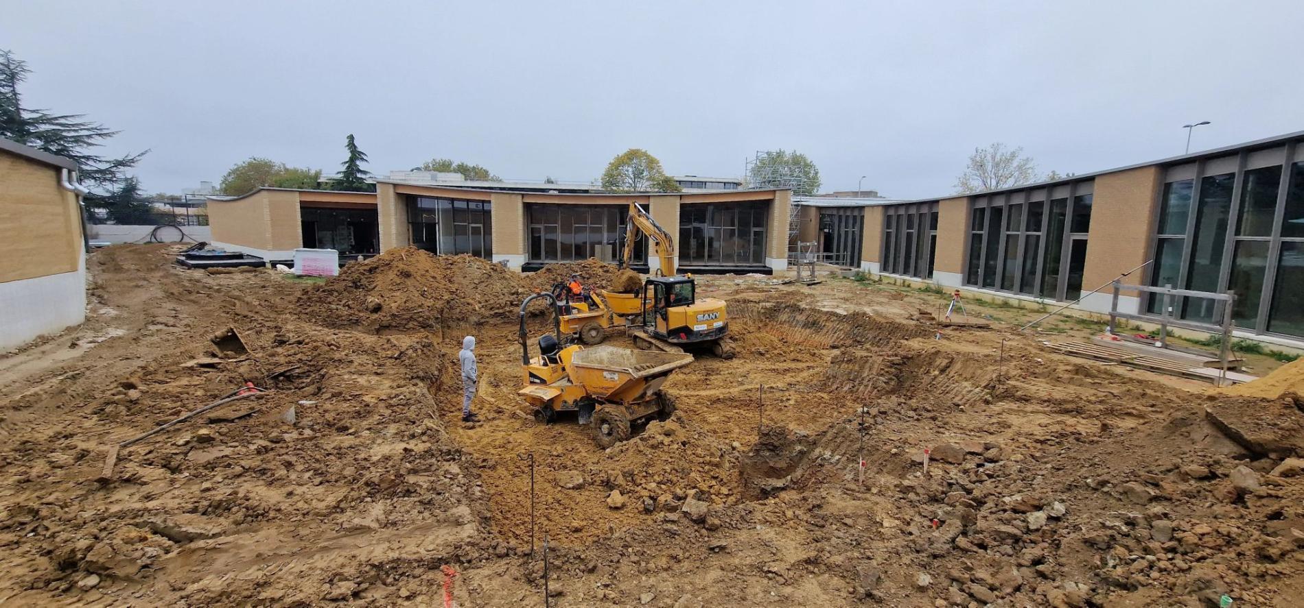 Chantier &agrave; Evry-Courcouronnes, 91