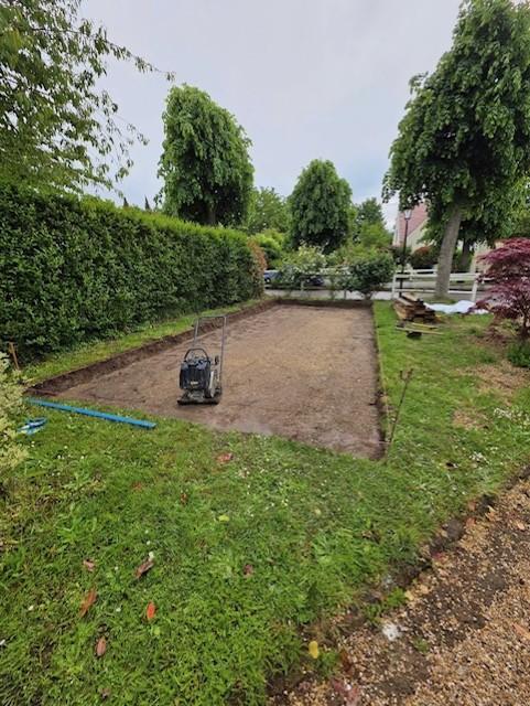 Cr&eacute;ation d'un terrain de p&eacute;tanque