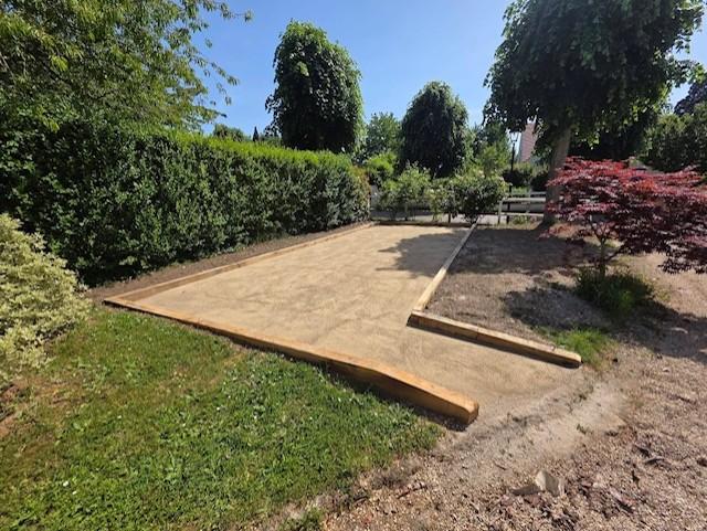 Création d'un terrain de pétanque