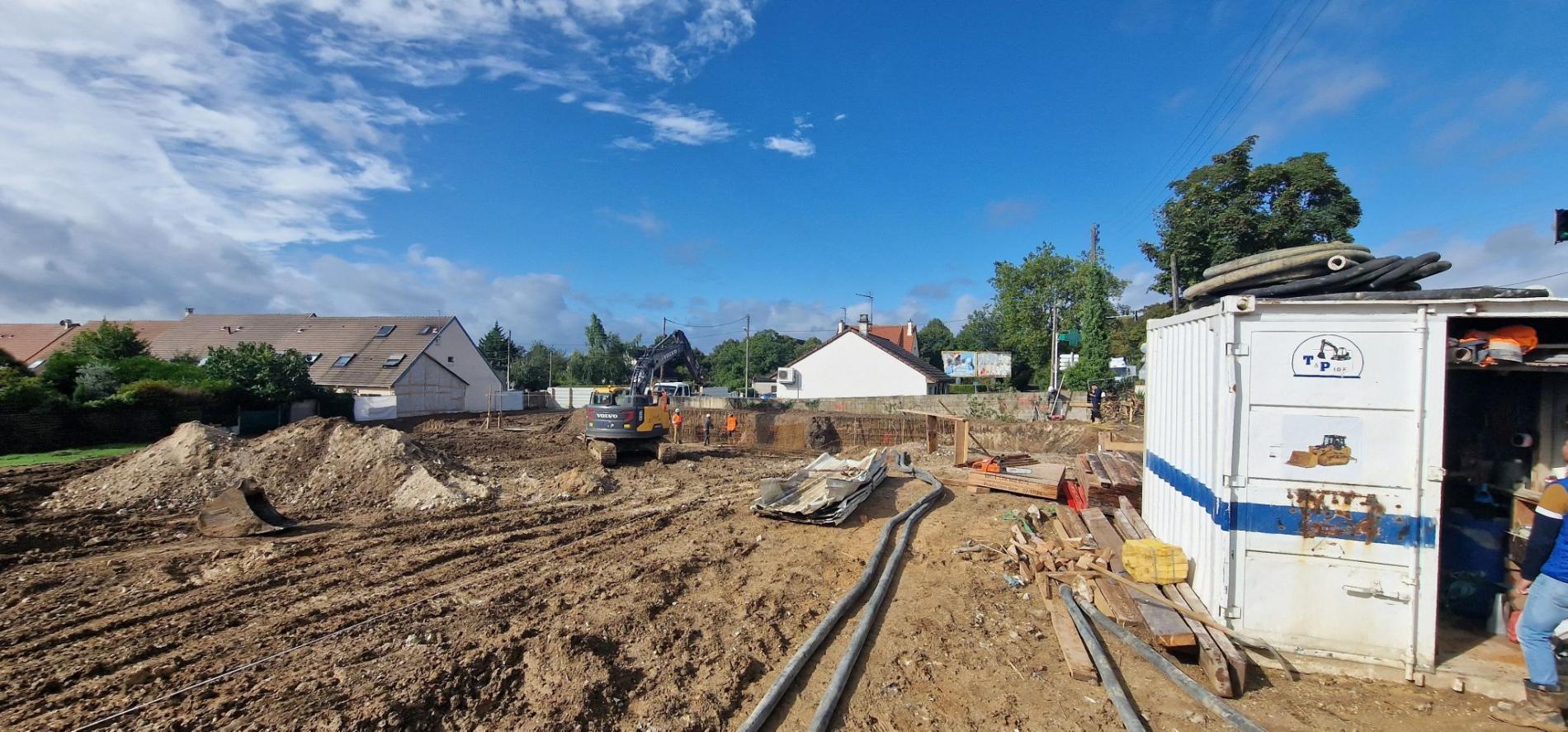 Chantier &agrave; Issou, 78