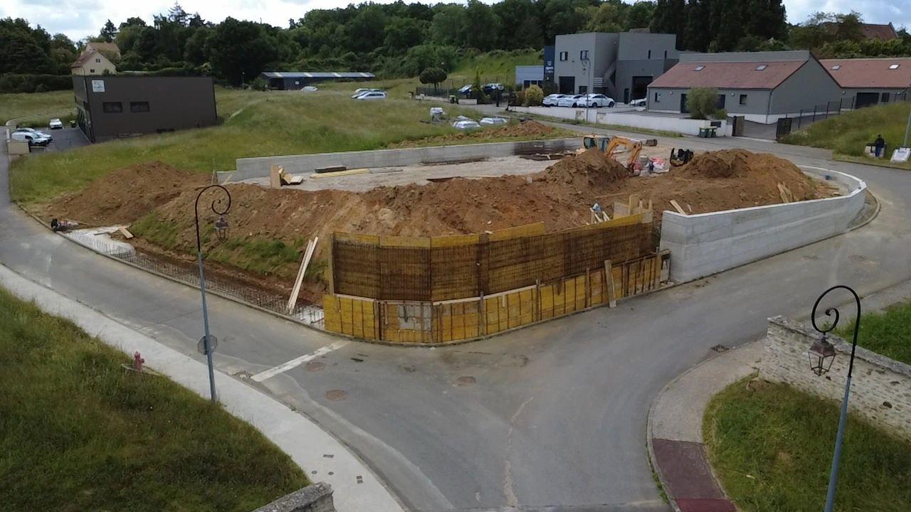 Premi&egrave;re phase termin&eacute;e &agrave; Thoiry (78)