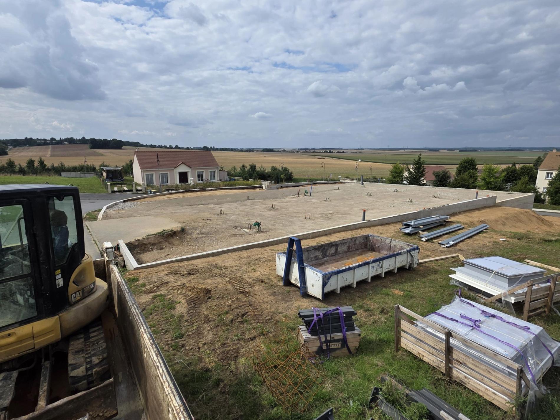 Premi&egrave;re phase termin&eacute;e &agrave; Thoiry (78)